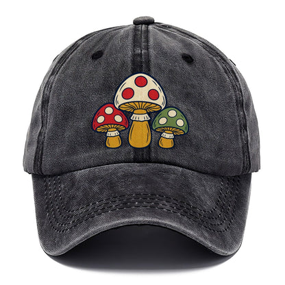 Felted Mushroom Trio Yarn Crafts Classic Cap – Graphite
