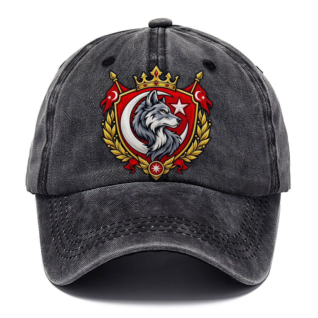 Turkey Heraldic Crest Country Logos Classic Cap – Graphite