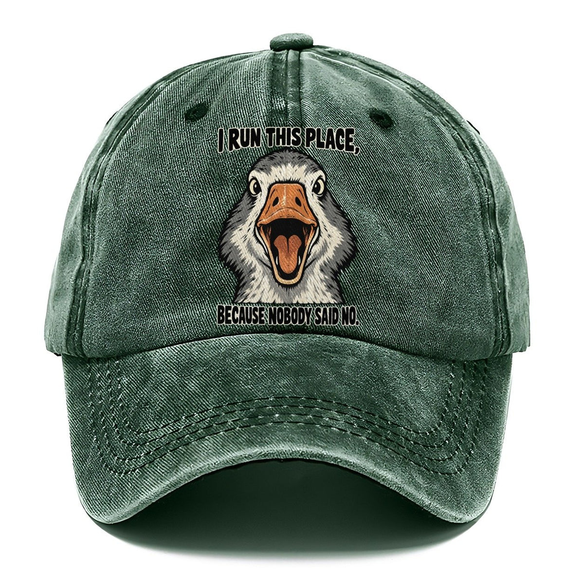 I Run This Place Feral Logic Classic Cap – Forest Mist