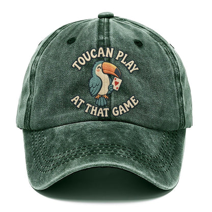 Toucan Animal Puns Classic Cap – Forest Mist