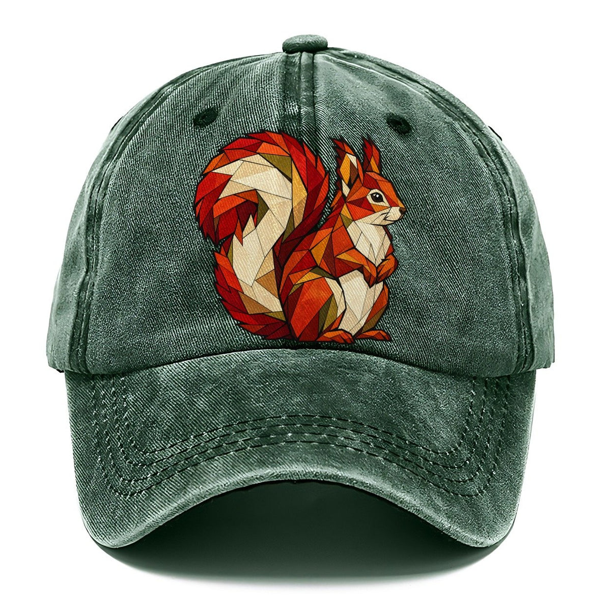 Red Squirrel Wildwood Mosaic Classic Cap – Forest Mist