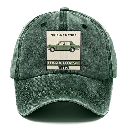 Yukigumo Hardtop Showa Speed Plates Classic Cap – Forest Mist