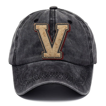 Varsity Chenille V Monogram Classic Cap – Graphite