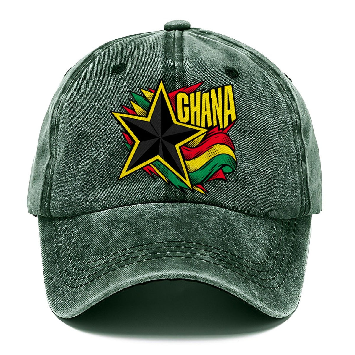 Ghana Black Star Classic Cap – Forest Mist