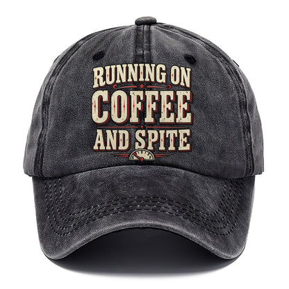 Running On Coffee And Spite American Wit Classic Cap – Graphite