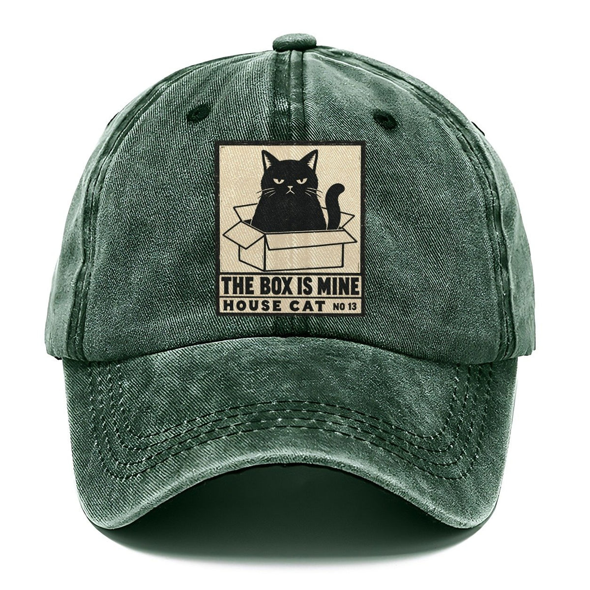 The Box Is Mine Neko Says No Classic Cap – Forest Mist