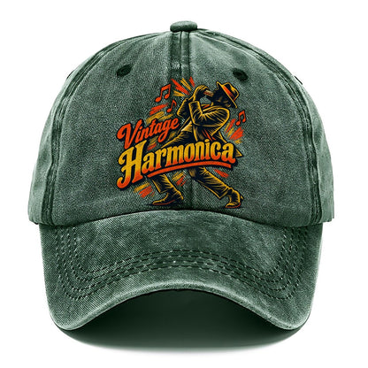 Woodcut Harmonica Classic Cap – Forest Mist