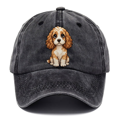 Cockapoo Sitting Sweetheart Classic Cap – Graphite