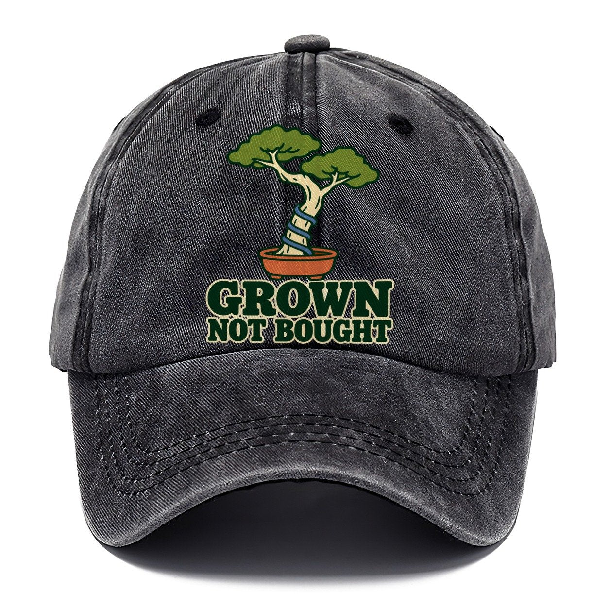 Grown Not Bought Bonsai Classic Cap – Graphite