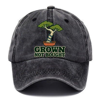 Grown Not Bought Bonsai Classic Cap – Graphite