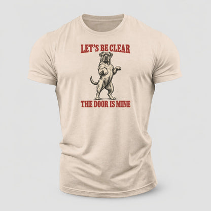 Cane Corso Dog Declarations Cotton T-Shirt – Sand