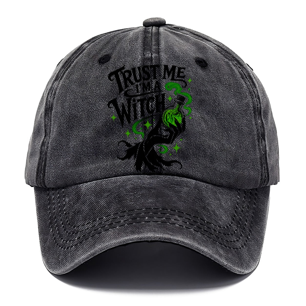 Trust Me I Am A Witch Slogan Witch Magic Classic Cap – Graphite