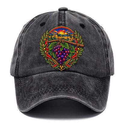 Grape Cluster Of The Spies Jerusalem Classic Cap – Graphite