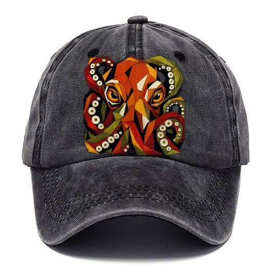 Octopus Face Tentacles Classic Cap – Graphite
