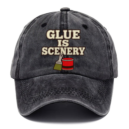 Glue Is Scenery Model Railways Classic Cap – Graphite