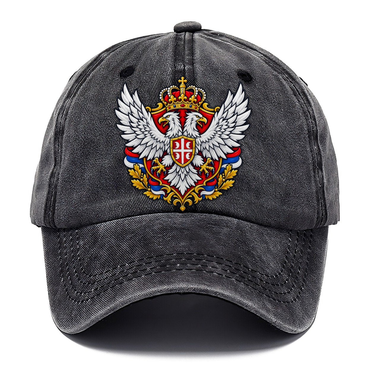 Serbia Heraldic Crest Country Logos Classic Cap – Graphite