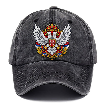 Serbia Heraldic Crest Country Logos Classic Cap – Graphite