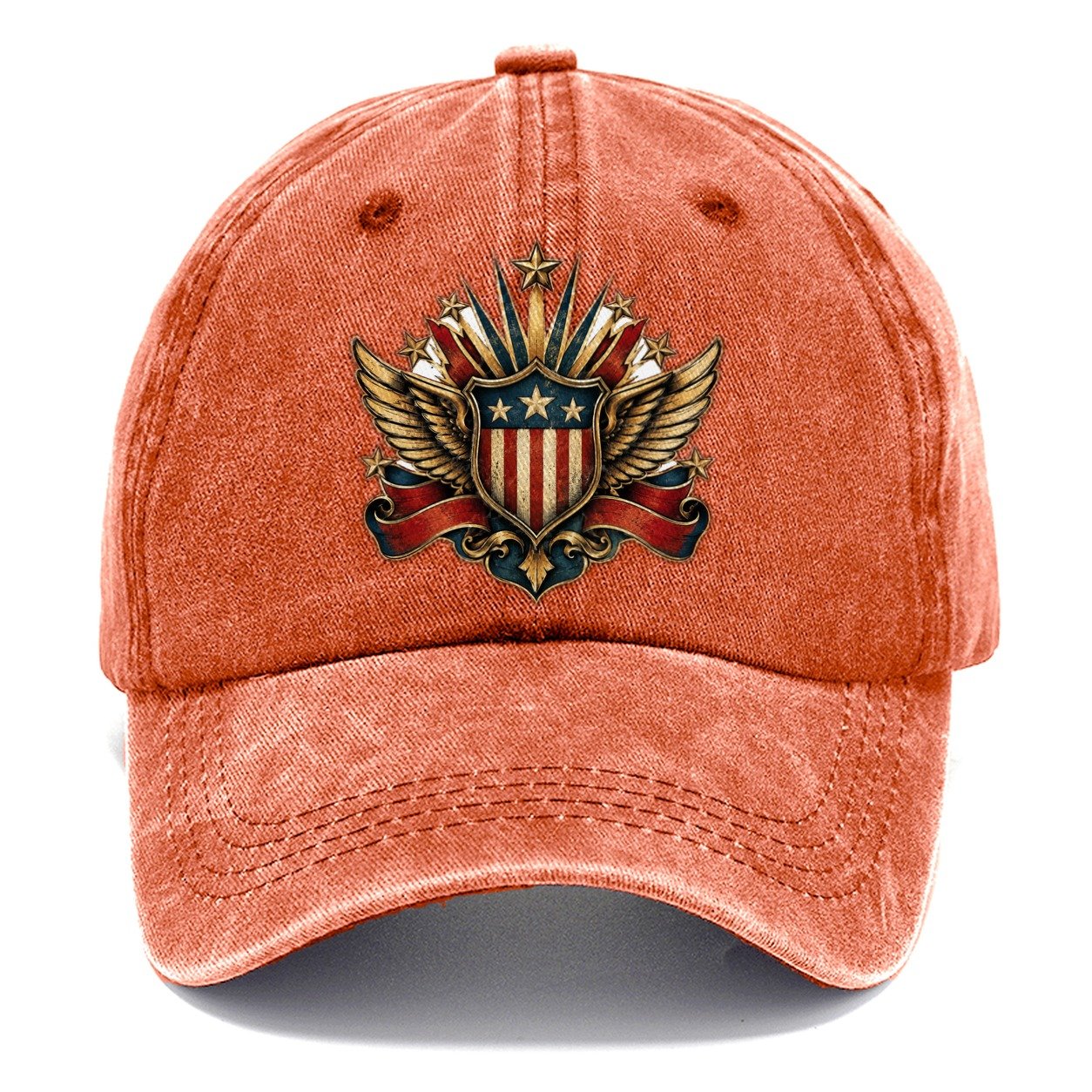 Americana Shield Wings Classic Cap – Terracotta Clay
