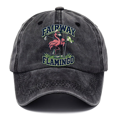 Fairway Flamingo Golf Life Classic Cap – Graphite