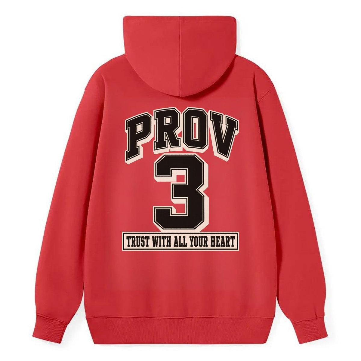 Proverbs 3 Varsity Chapel Varsity Classic Pullover Hoodie – Red