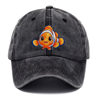 Clownfish Symmetric Hello Sea Sprite Classic Cap – Graphite