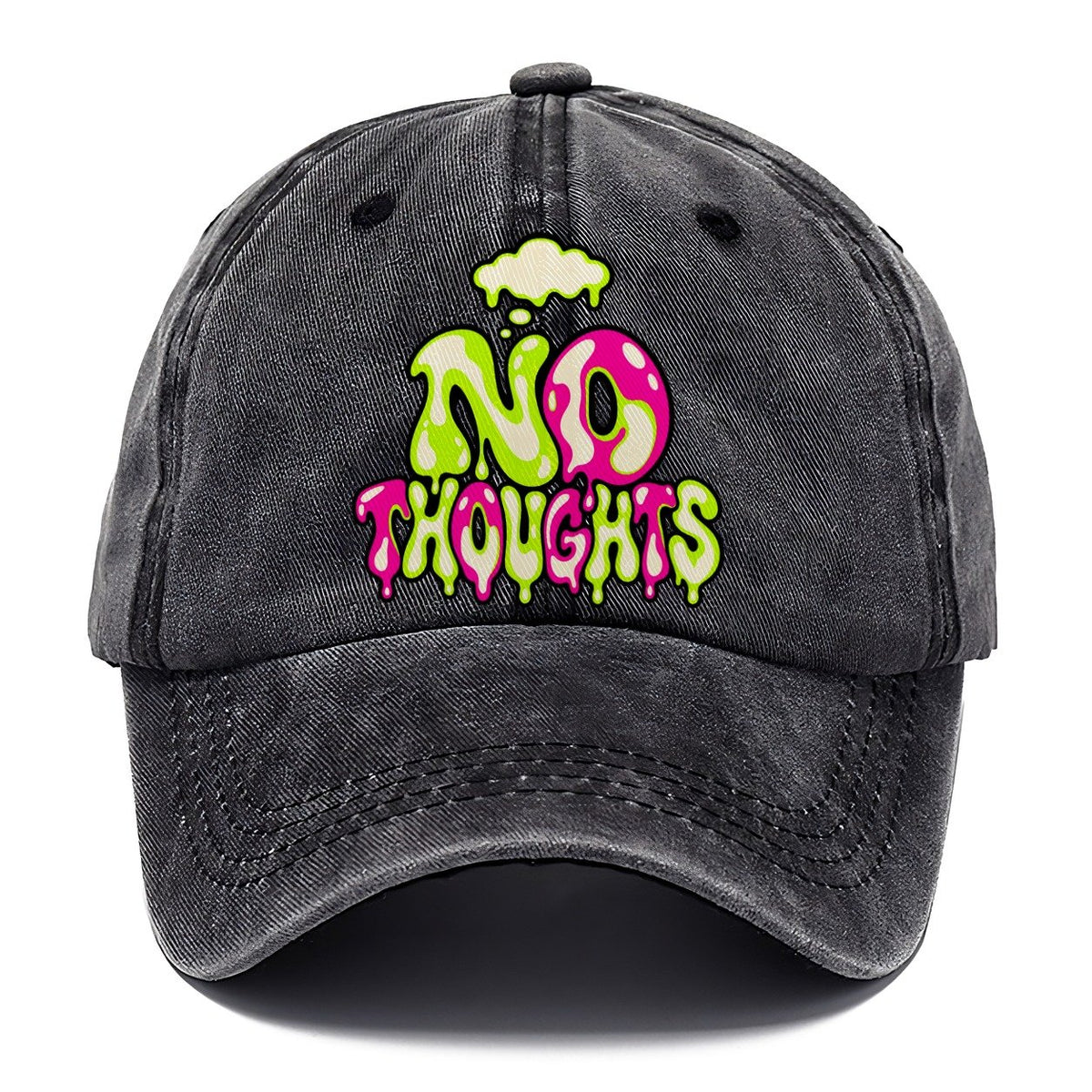 No Thoughts Crazy Styles Classic Cap – Graphite