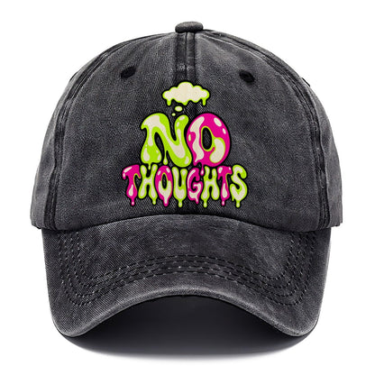 No Thoughts Crazy Styles Classic Cap – Graphite