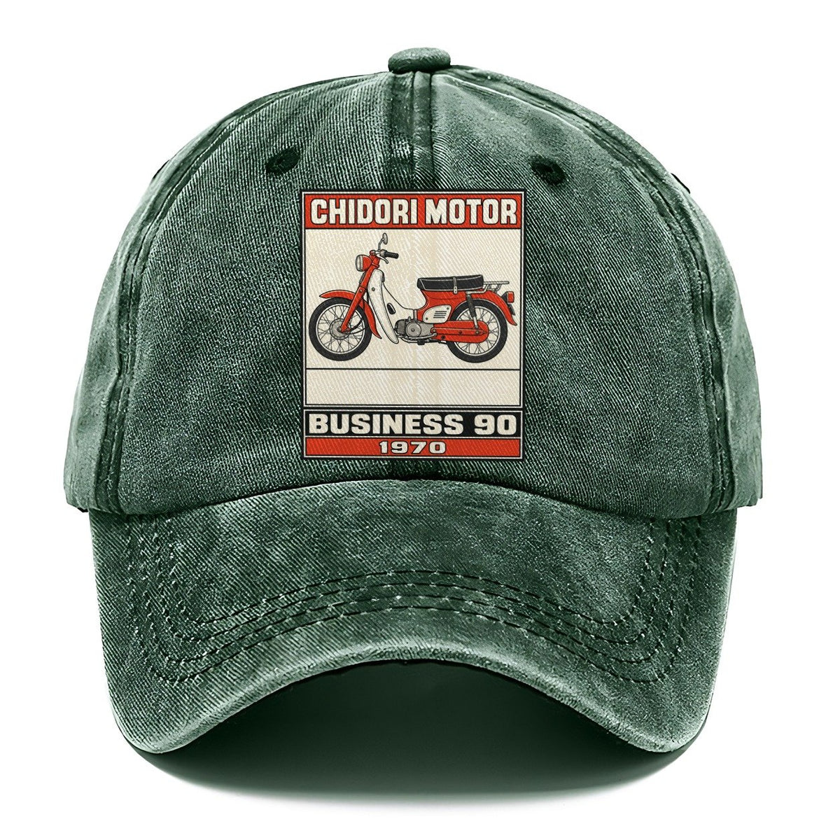 Chidori Business 90 Showa Speed Plates Classic Cap – Forest Mist