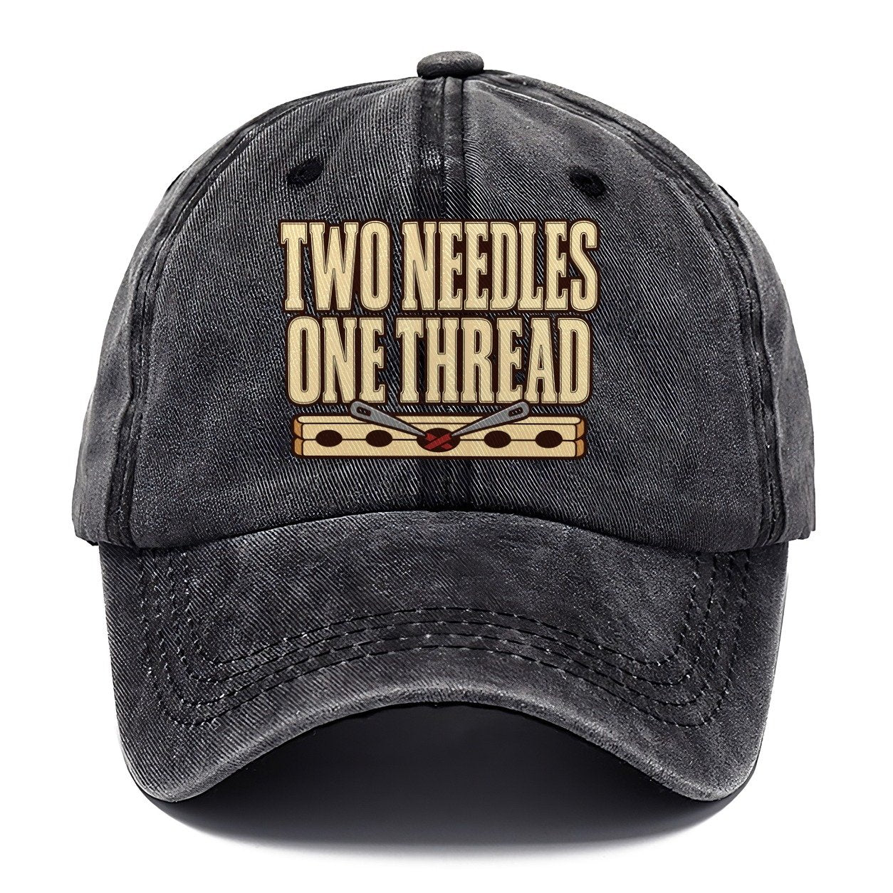 Two Needles One Thread Leathercraft Classic Cap – Graphite