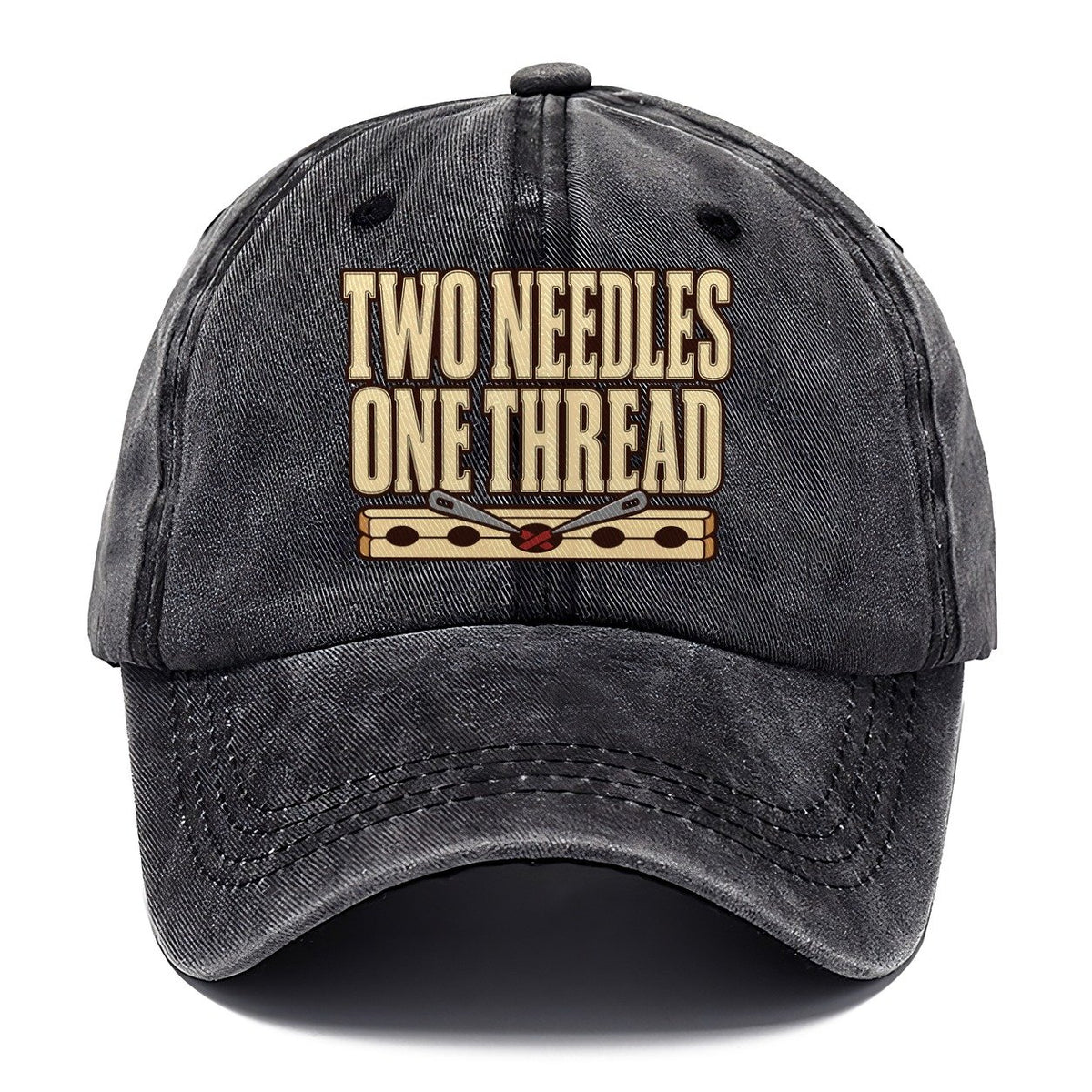 Two Needles One Thread Leathercraft Classic Cap – Graphite