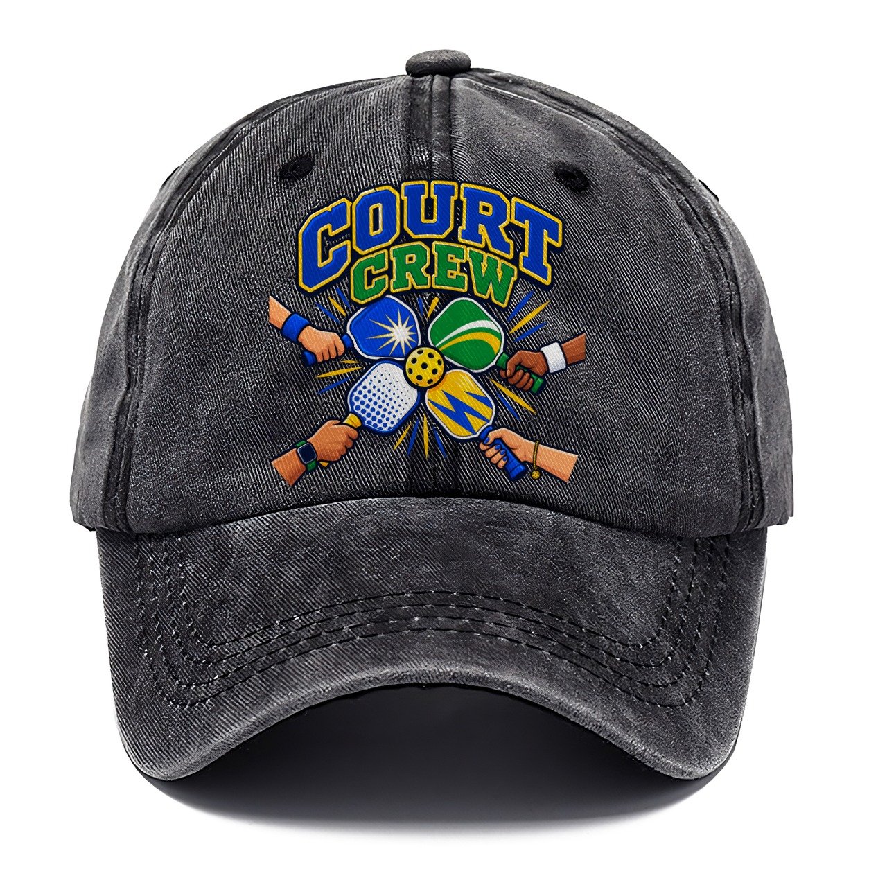 Court Crew Pickleball Life Classic Cap – Graphite