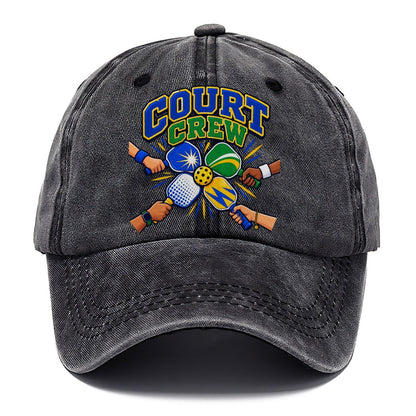 Court Crew Pickleball Life Classic Cap – Graphite