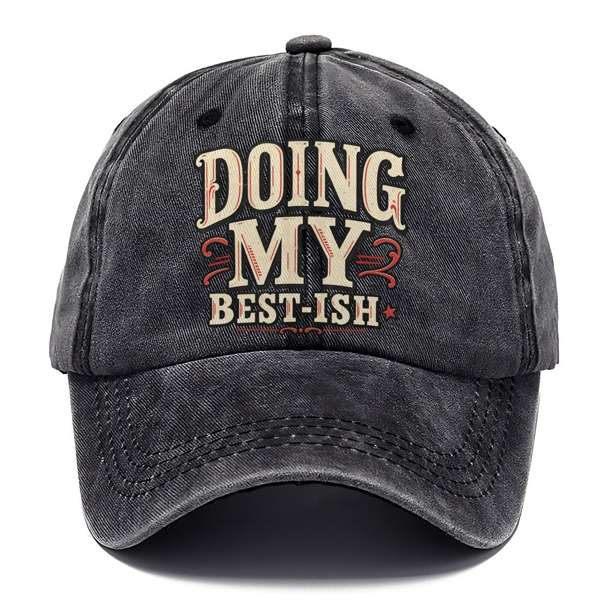 Doing My Best Ish American Wit Classic Cap – Graphite