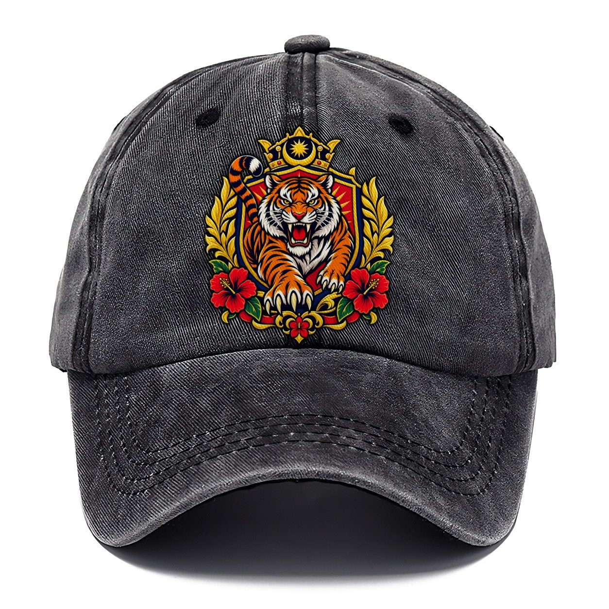 Malaysia Heraldic Crest Country Logos Classic Cap – Graphite