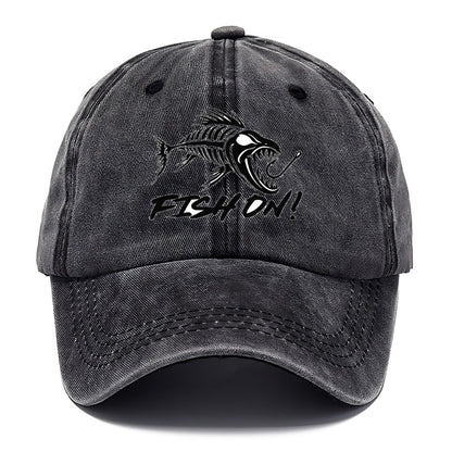 Fish On Classic Cap – Graphite