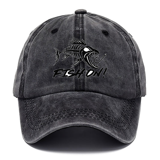 Fish On Classic Cap – Graphite