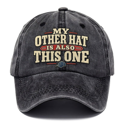 My Other Hat Is Also This One American Wit Classic Cap – Graphite