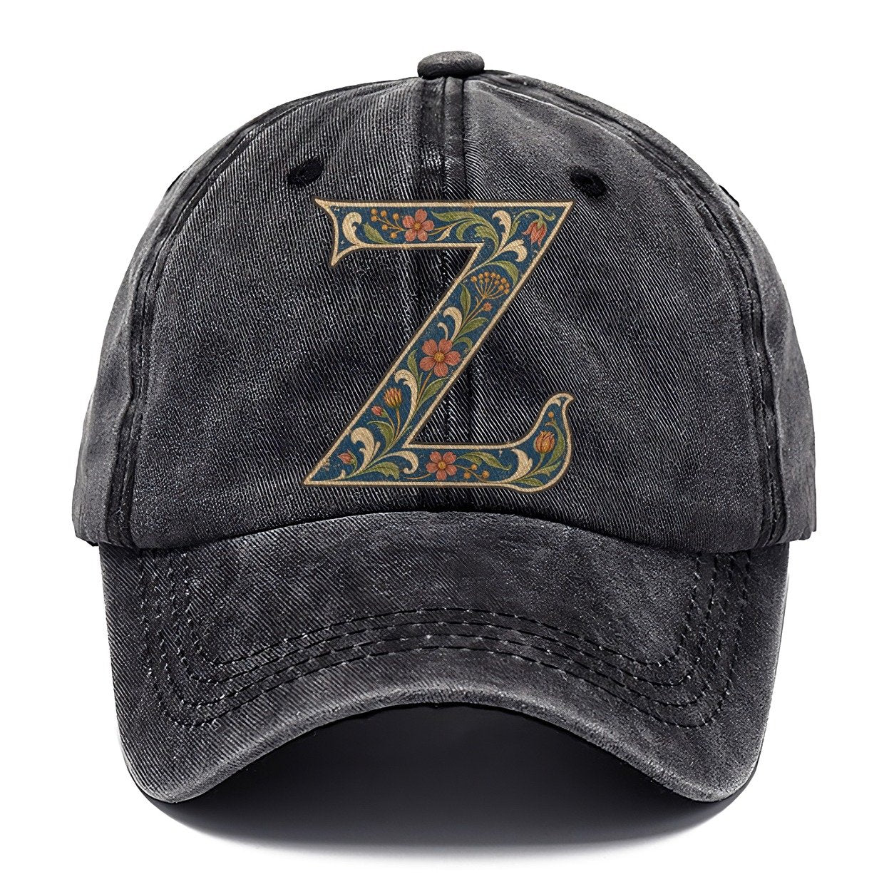 Wildflower Z Monogram Classic Cap – Graphite