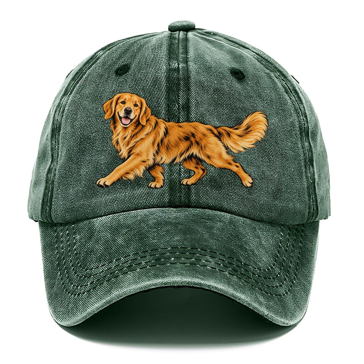 Golden Retriever Classic Cap – Forest Mist