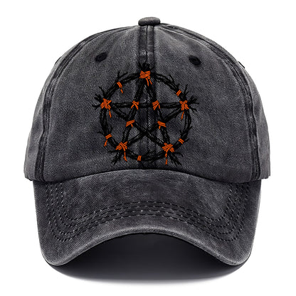 Twig Bound Pentacle Witch Magic Classic Cap – Graphite