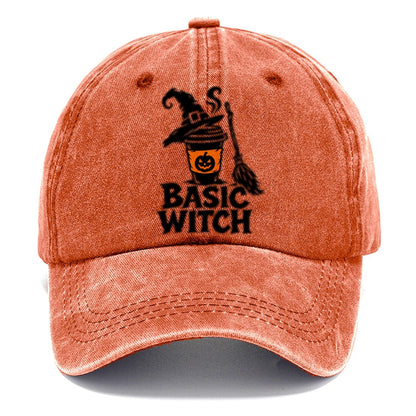 Basic Witch Slogan Witch Magic Classic Cap – Terracotta Clay