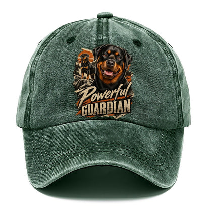 Powerful Guardian Rottweiler Classic Cap – Forest Mist