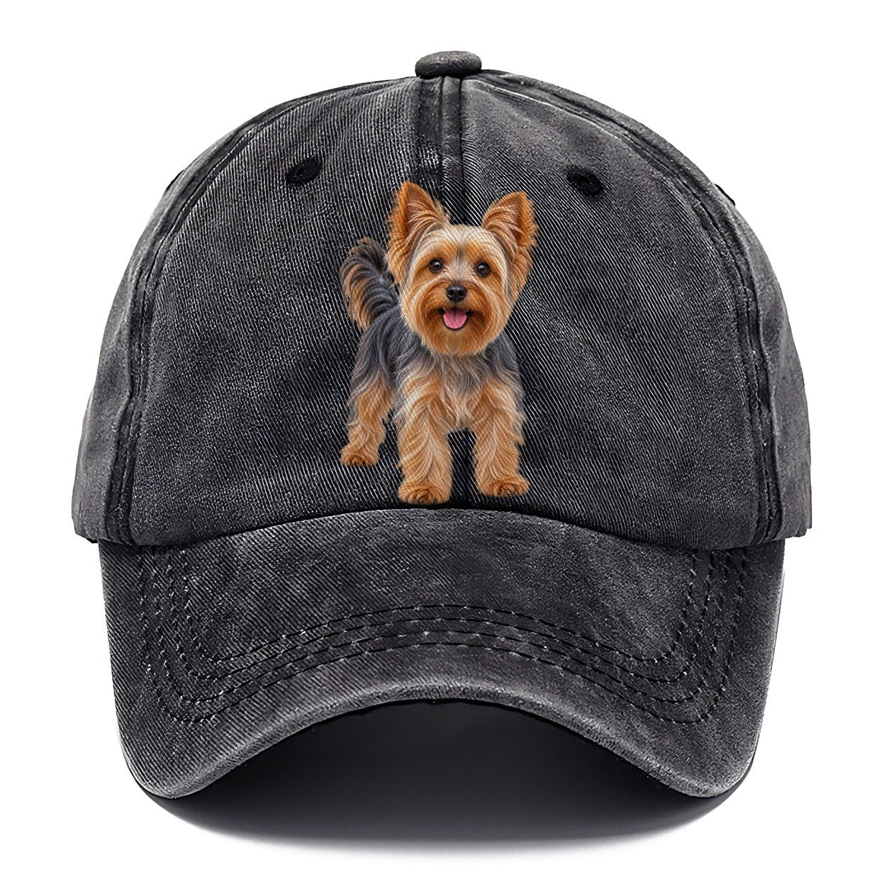 Yorkshire Terrier Standing Top Breeds Classic Cap – Graphite