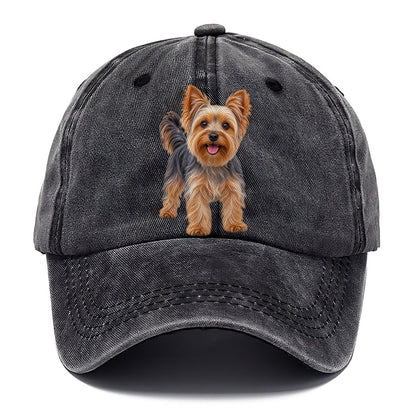 Yorkshire Terrier Standing Top Breeds Classic Cap – Graphite