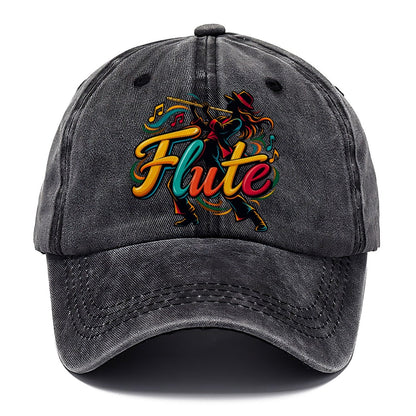 Flute Wordmark Music Instruments Classic Cap – Graphite
