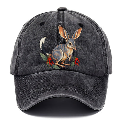 Greater Bilby And Sturt Desert Pea Australia Cultural Icons Classic Cap – Graphite