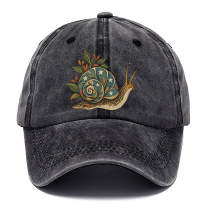 Snail Carrying Starlight Gentle Wild Classic Cap – Graphite