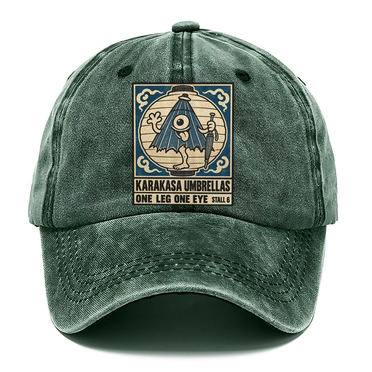 Karakasa Umbrellas Yokai Night Market Classic Cap – Forest Mist
