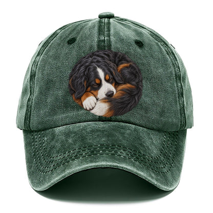 Bernese Round Hearth Nap Pastimes Companions Classic Cap – Forest Mist
