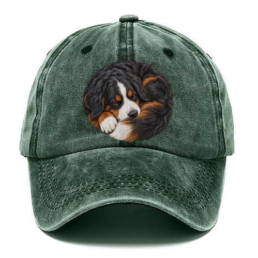 Bernese Round Hearth Nap Pastimes Companions Classic Cap – Forest Mist